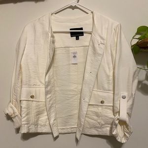 Banana Republic Cream Utility Cardigan